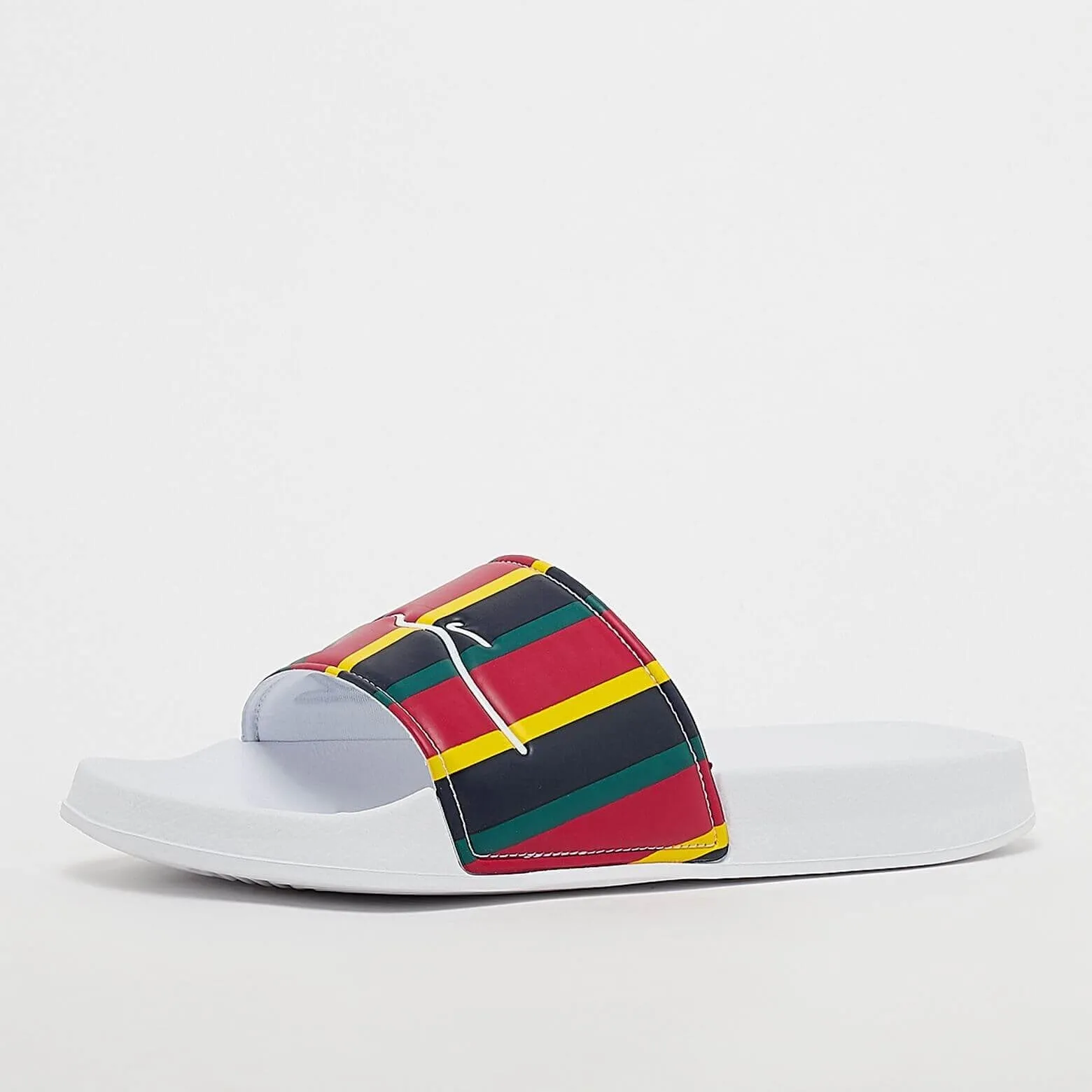 Karl Kani Signature Stripe Pool Slides red