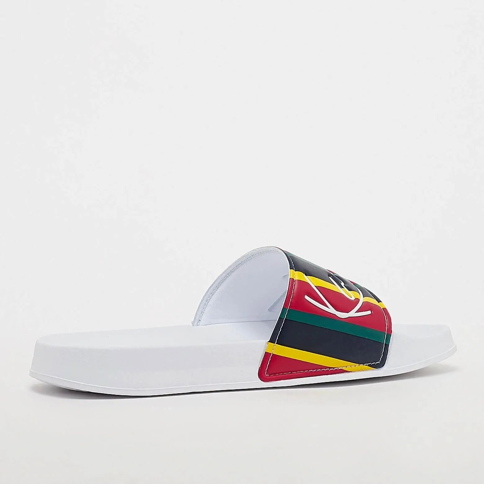 Karl Kani Signature Stripe Pool Slides red