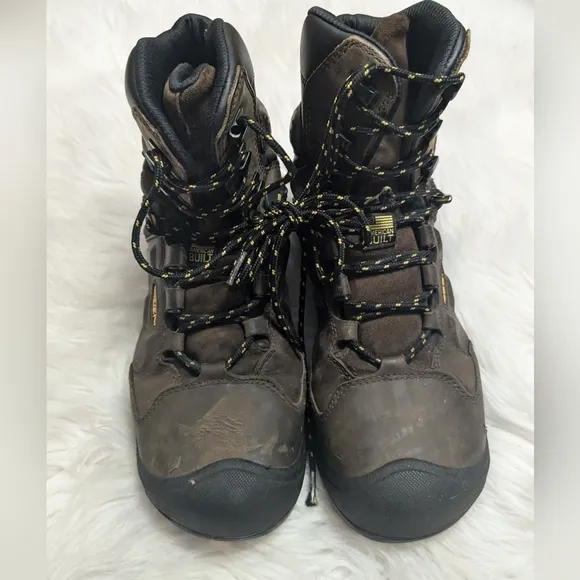 Keen Dover 8” 600g Waterproof Utility Boots 1024222EE Mens Size 8.5 EE WIDE