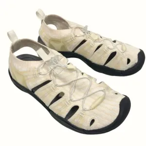 KEEN Evofit Water Sport Hiking Sandals Closed Toe Shoes Womens 10 Cream New NoBx