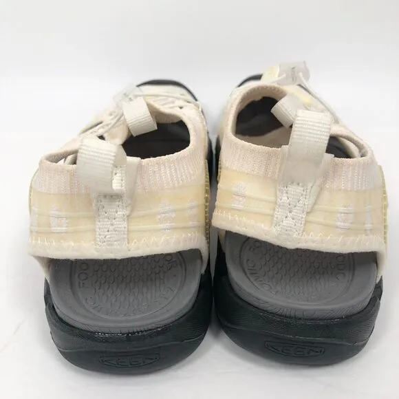 KEEN Evofit Water Sport Hiking Sandals Closed Toe Shoes Womens 10 Cream New NoBx