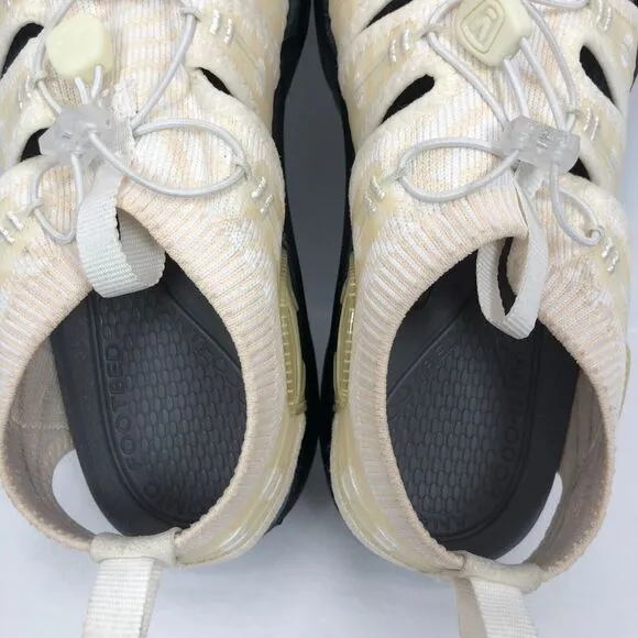 KEEN Evofit Water Sport Hiking Sandals Closed Toe Shoes Womens 10 Cream New NoBx