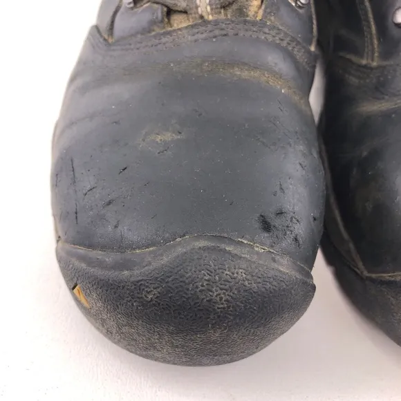 Keen Louisville 6&quot; Waterproof Black Leather Steel Toe Work Boots
