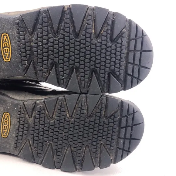Keen Louisville 6&quot; Waterproof Black Leather Steel Toe Work Boots