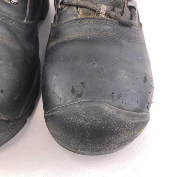 Keen Louisville 6&quot; Waterproof Black Leather Steel Toe Work Boots