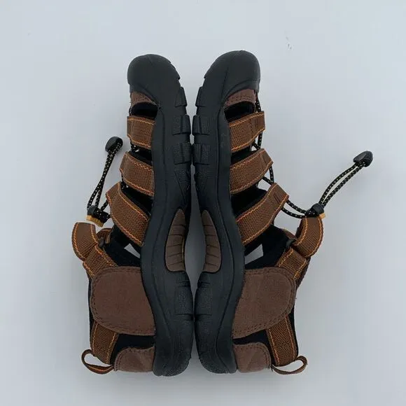 Keen Newport brown strap water hiking shoes mens size 6/38