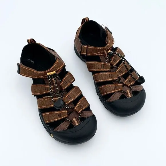 Keen Newport brown strap water hiking shoes mens size 6/38