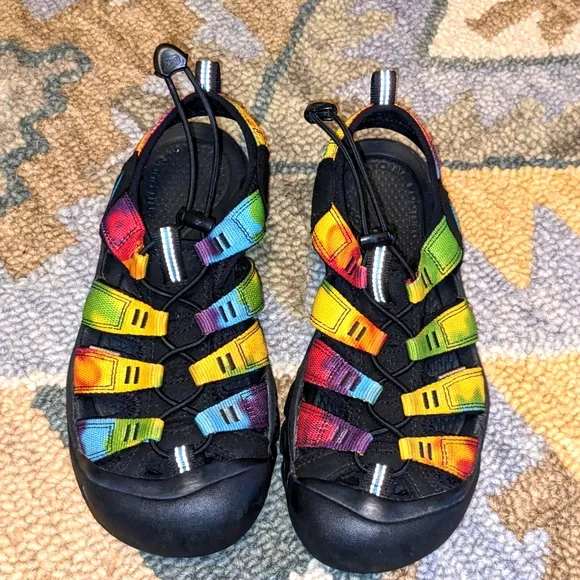 Keen Newport Retro Tye Dye Shoes