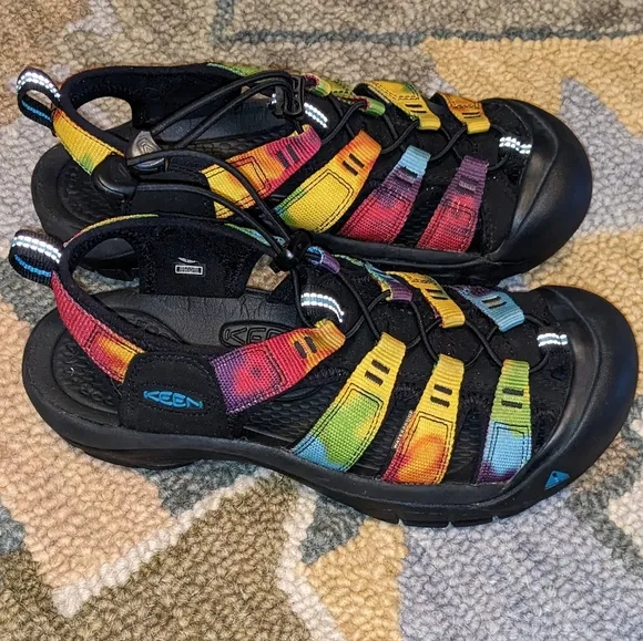 Keen Newport Retro Tye Dye Shoes