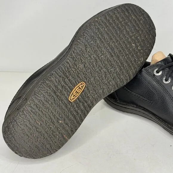 Keen Shoes Mens Size 8 Black Denver Oxford Sneaker Lace Ups Hiking Comfort