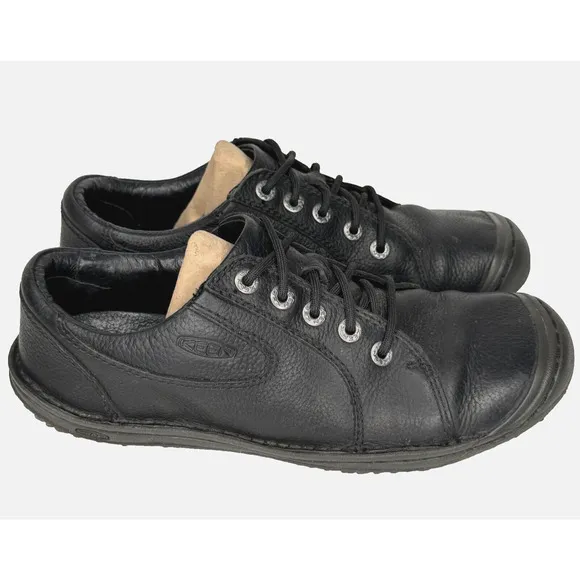 Keen Shoes Mens Size 8 Black Denver Oxford Sneaker Lace Ups Hiking Comfort