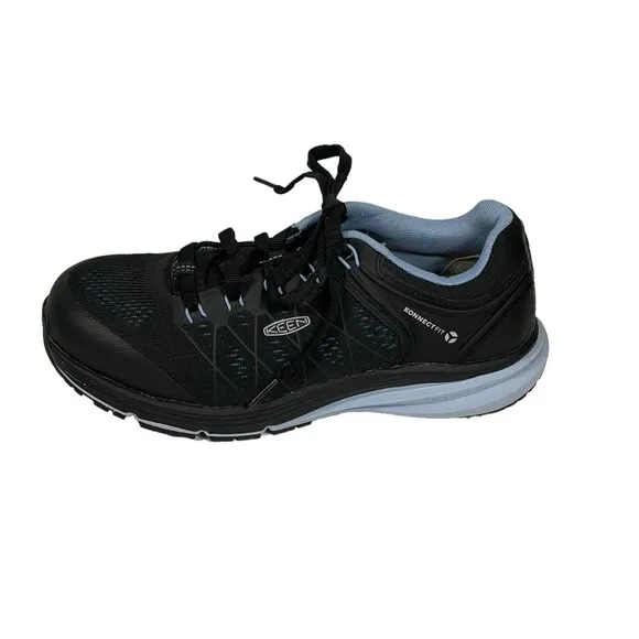 Keen Utility Anatomical Footbed Womens Konnect Fit Black Lace Up Sneaker Sz 7.5W
