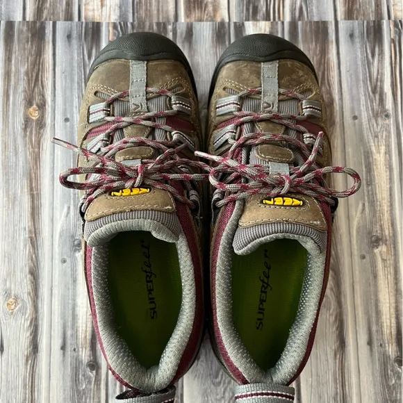 KEEN UTILITY DETROIT  WOMEN'S LOWWATERPROOF STEEL SAFETY TOE HIKER WORK BOOTS