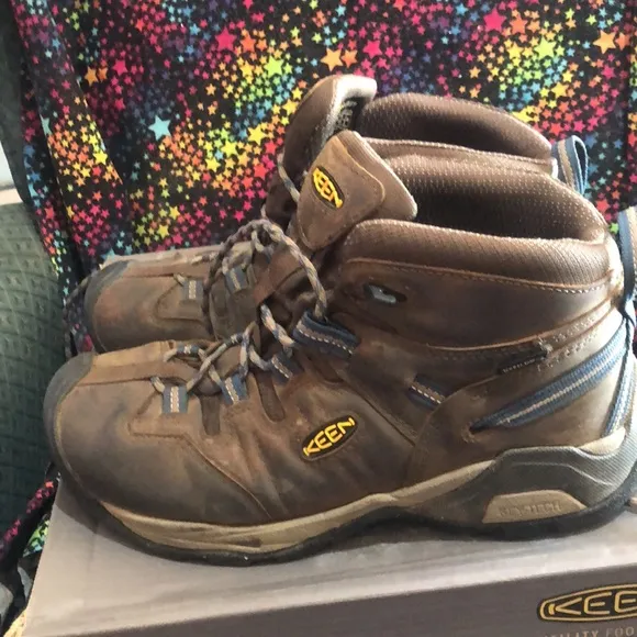 KEEN Utility Men's Detroit XT Mid Height Steel Toe Waterproof Work Boots 🥾