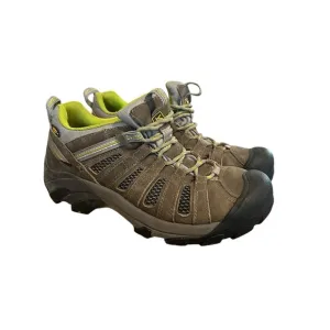 KEEN Voyageur 1010141 Hiking Boots Women's Brown Leather Lace-Up Boots Size 9