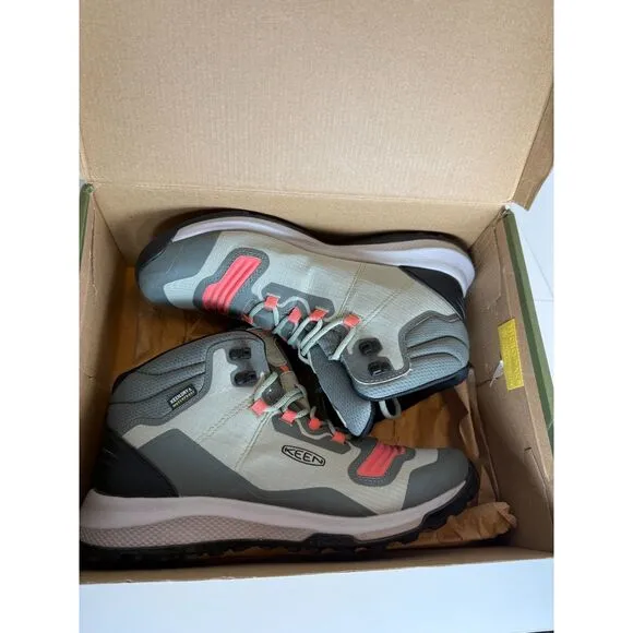 Keen Women's 1024845 Size 10 Green Tempo Flex Mid Wp Hiking Boots NWB