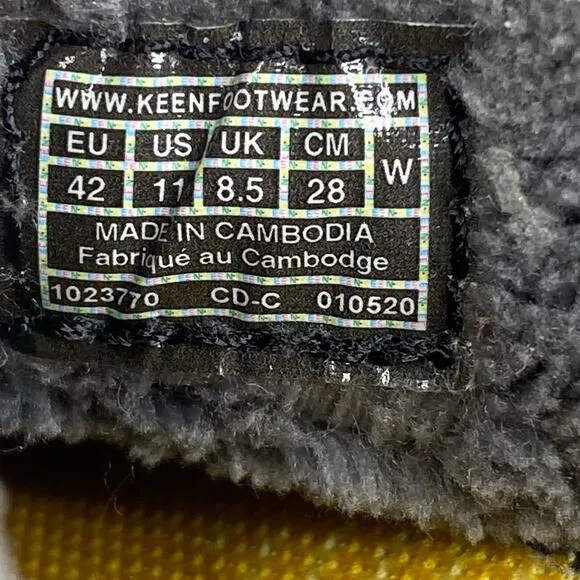 Keen Women's Howser Grey Slip On Slide Shoes Size US 11