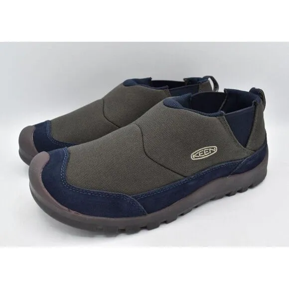 Keen Mens Size 13 Hoodcamp FR Black Olive Sky Captain Slip On Shoes
