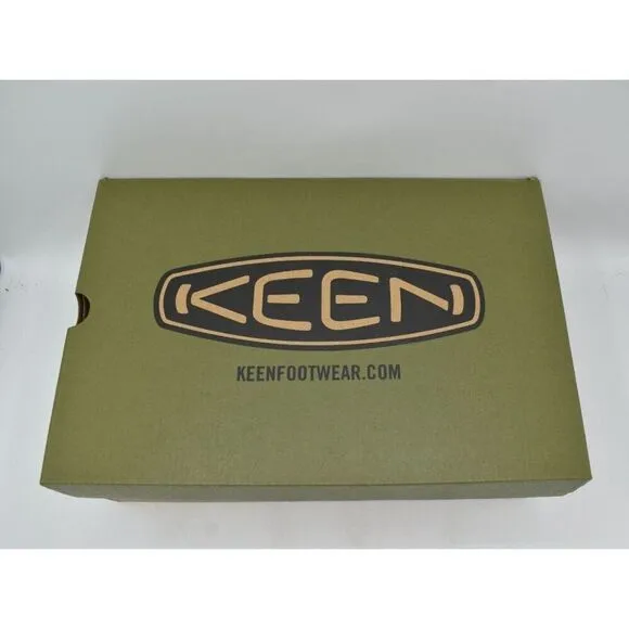 Keen Mens Size 13 Hoodcamp FR Black Olive Sky Captain Slip On Shoes
