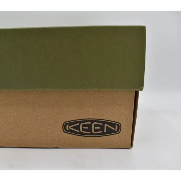 Keen Mens Size 13 Hoodcamp FR Black Olive Sky Captain Slip On Shoes