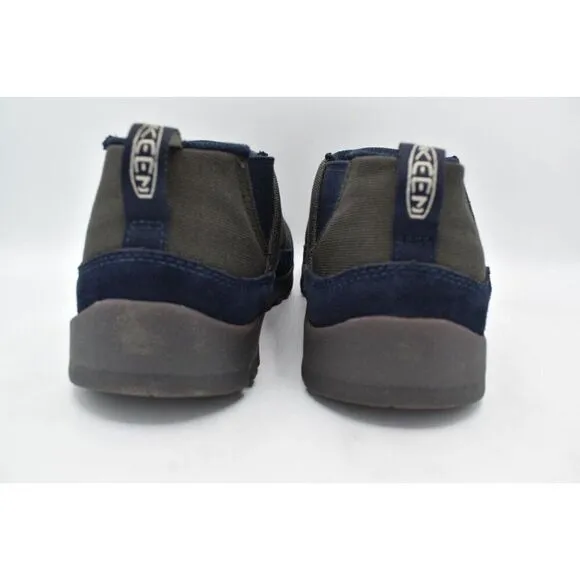 Keen Mens Size 13 Hoodcamp FR Black Olive Sky Captain Slip On Shoes