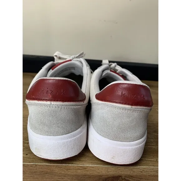 Kizik Prague Shoes Men 11.5 Woman 13 Wide Creme Brulee Canvas Handsfree READ