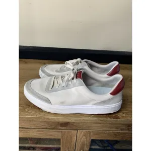 Kizik Prague Shoes Men 11.5 Woman 13 Wide Creme Brulee Canvas Handsfree READ