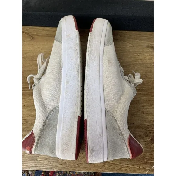Kizik Prague Shoes Men 11.5 Woman 13 Wide Creme Brulee Canvas Handsfree READ