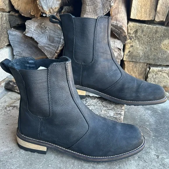 Kodiak Alma waterproof Chelsea ankle black leather boots women’s Sz-7. G