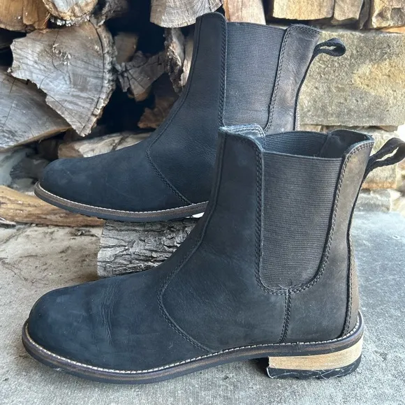 Kodiak Alma waterproof Chelsea ankle black leather boots women’s Sz-7. G