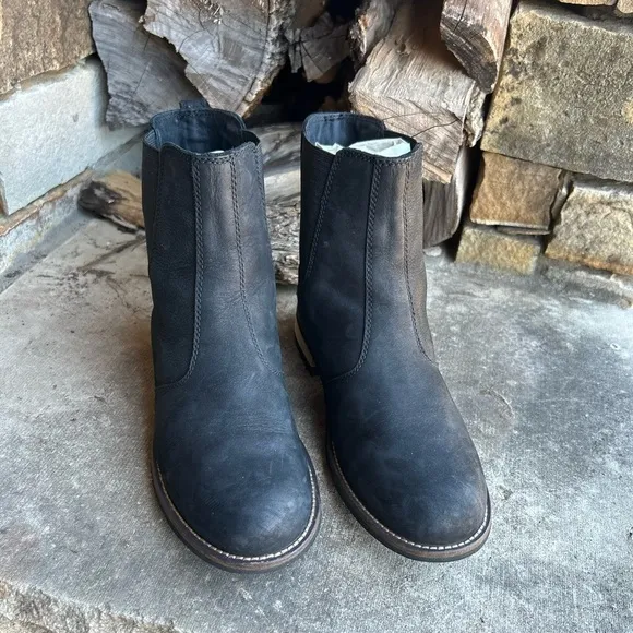 Kodiak Alma waterproof Chelsea ankle black leather boots women’s Sz-7. G