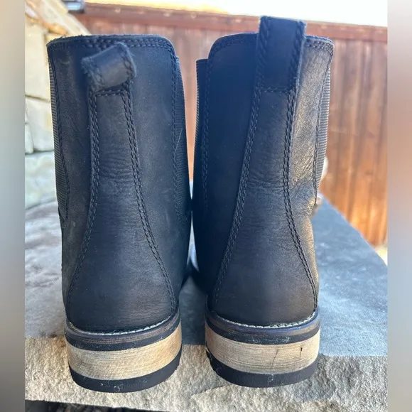 Kodiak Alma waterproof Chelsea ankle black leather boots women’s Sz-7. G