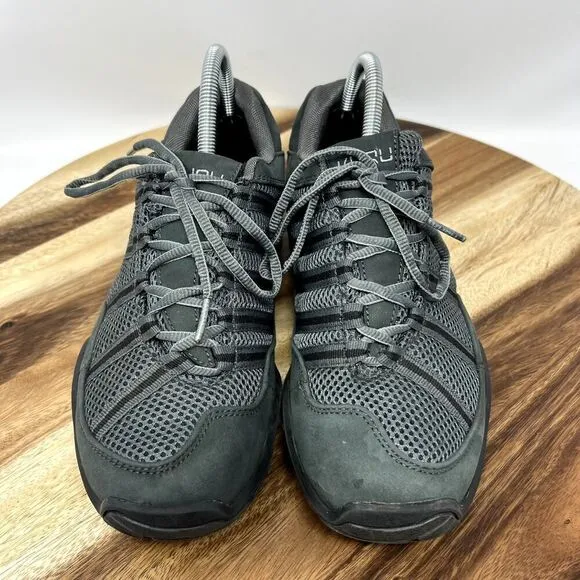 KURU Chicane Men's 7 Medium (Women's 8.5) Grey Leather Hiking Outdoor Shoes