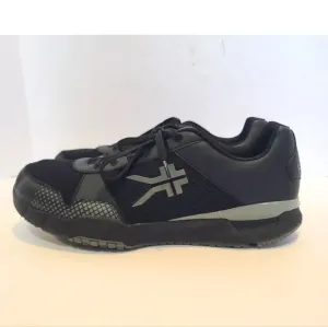 Kuru Mens Jet Black Charcoal Quantum Wide Athletic Shoes US 14