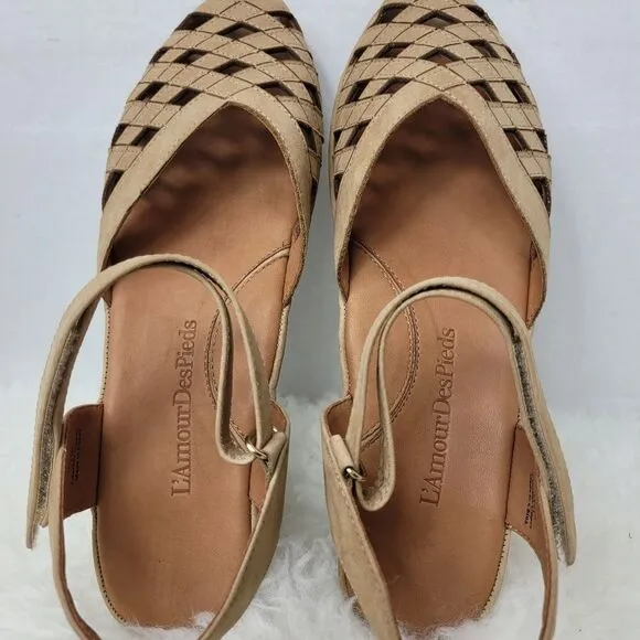 L'Amour Des Pieds Womens Burcie Sandals Size 11