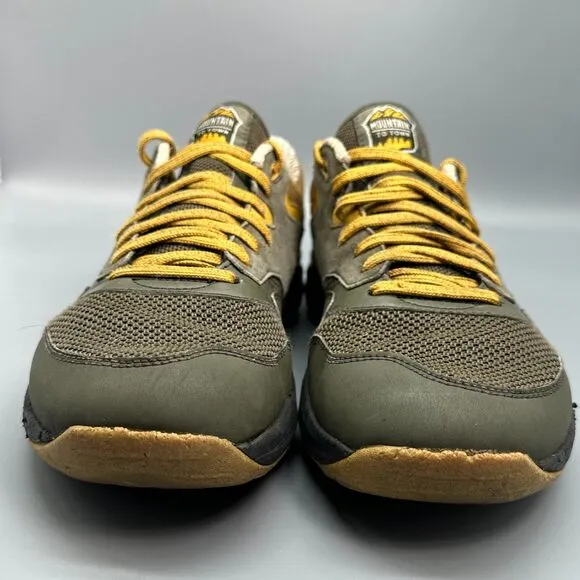 Lems Trailhead Men's 10 D Sage Green Lace-Up Low Round Toe Hiking Shoes Sneakers