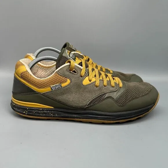 Lems Trailhead Men's 10 D Sage Green Lace-Up Low Round Toe Hiking Shoes Sneakers