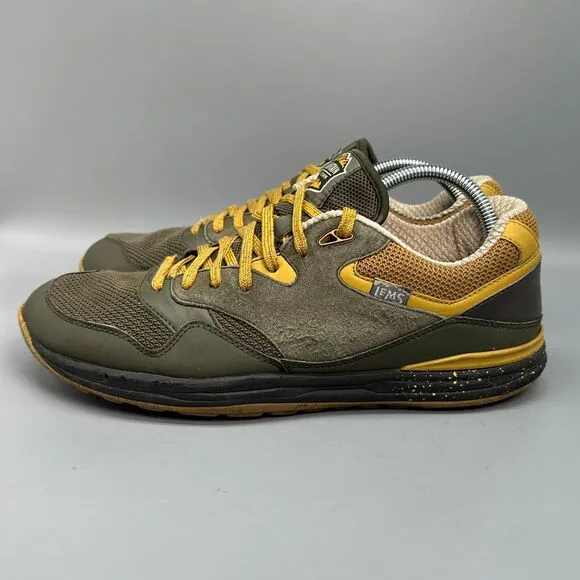 Lems Trailhead Men's 10 D Sage Green Lace-Up Low Round Toe Hiking Shoes Sneakers