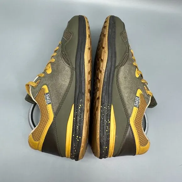 Lems Trailhead Men's 10 D Sage Green Lace-Up Low Round Toe Hiking Shoes Sneakers