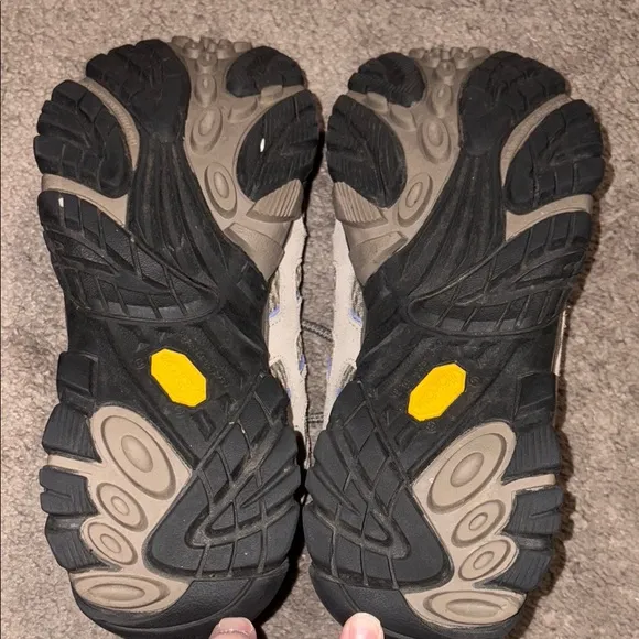 Like New- Merrell Gray and Blue Sneakers for Outdoor Adventures-Hiking Shoes