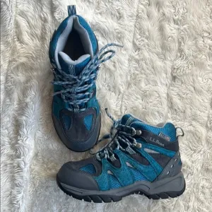 L.L. Bean Kids Blue Hiking Shoes Size 5 Hiking Boots