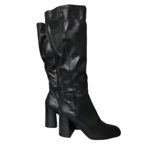 Madden Girl Black 2 Winsloww Boots Size 10