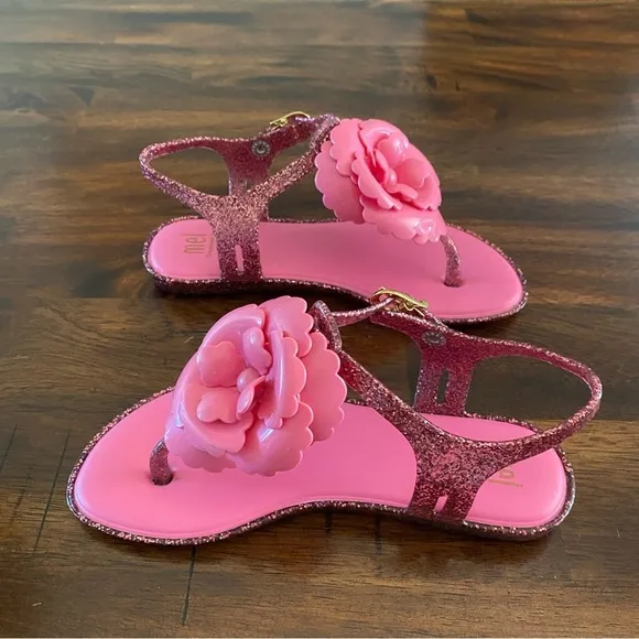 Mel By Melissa Glitter Sandals