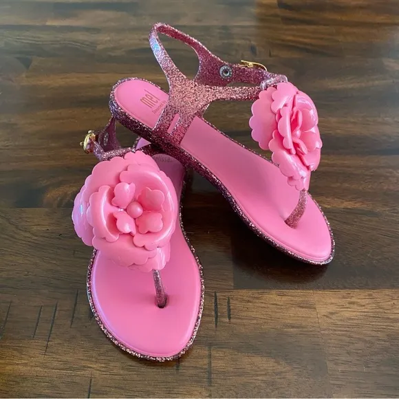 Mel By Melissa Glitter Sandals