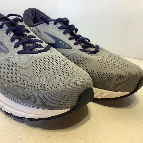 Men's Brooks Beast 20 Running Shoes Size 11 4E Extra Wide Gray/Blue