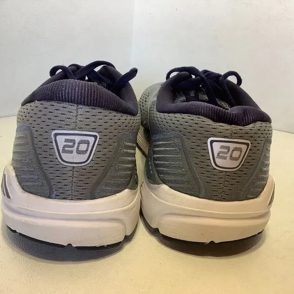 Men's Brooks Beast 20 Running Shoes Size 11 4E Extra Wide Gray/Blue