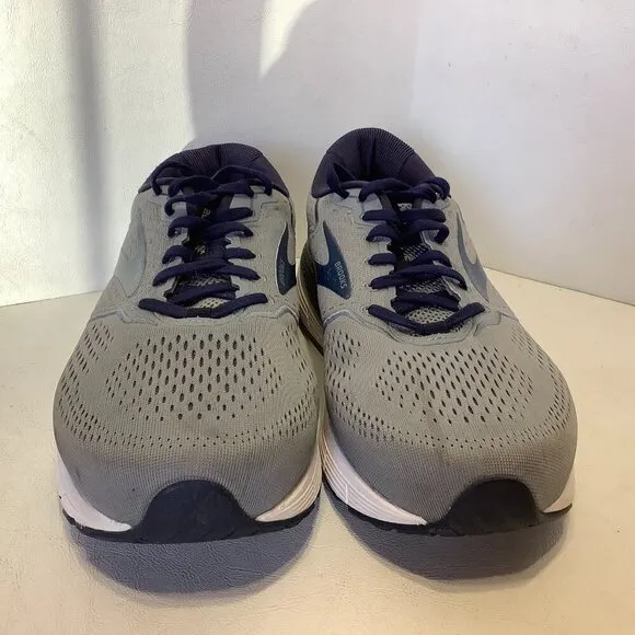 Men's Brooks Beast 20 Running Shoes Size 11 4E Extra Wide Gray/Blue