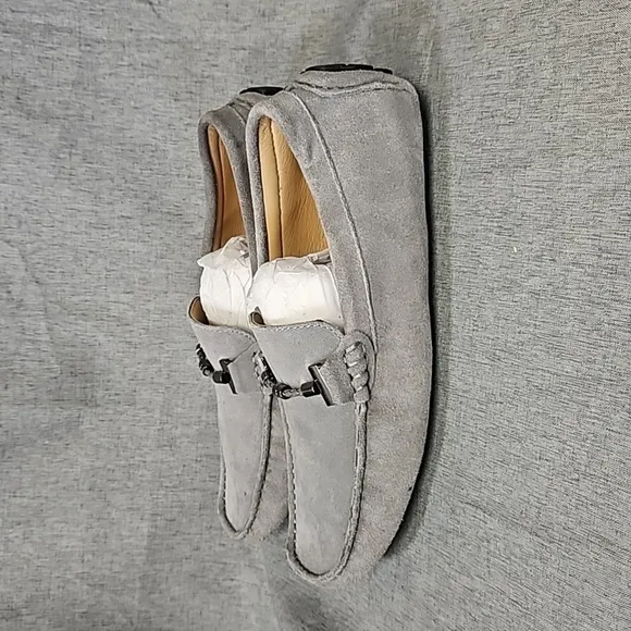 Men's Go Tour Penny Loafer Casual Slip On Shoes, Gray, Size 7.5 (Lot #516)