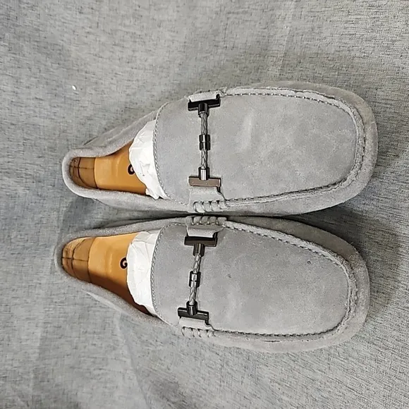 Men's Go Tour Penny Loafer Casual Slip On Shoes, Gray, Size 7.5 (Lot #516)