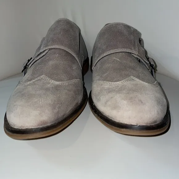 Mens Hush Puppies Beige Suede Oxford Style Shoes Size 12-13